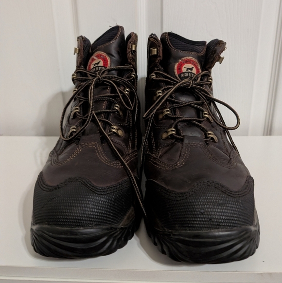 Irish Setter Mens Boots Red Wing Shoes Vibram Brown Leather Waterproof Size 12 main image 8